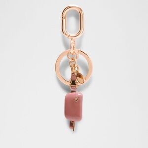 lululemon Accessory Rose Gold everywhere belt bag charm keychain